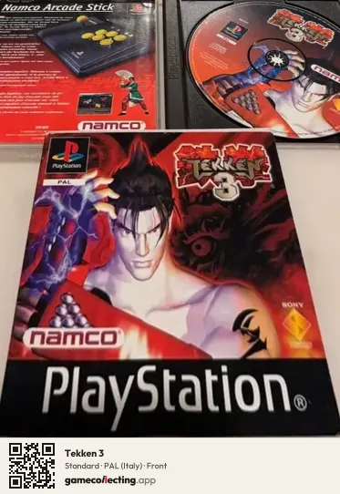 Tekken 3 PlayStation, Italy box front