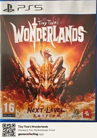 Tiny Tina's Wonderlands PlayStation 5, Netherlands box front