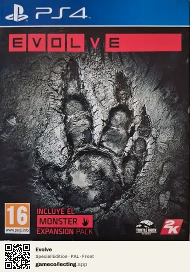 Evolve PlayStation 4, PAL box front