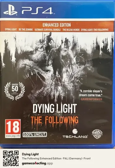 Dying Light PlayStation 4, Germany box front