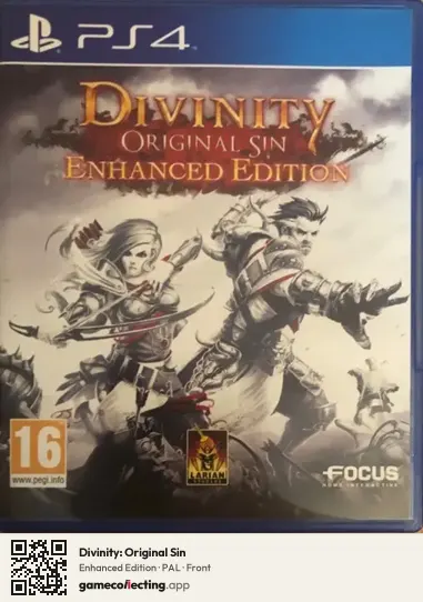 Divinity: Original Sin PlayStation 4, PAL box front