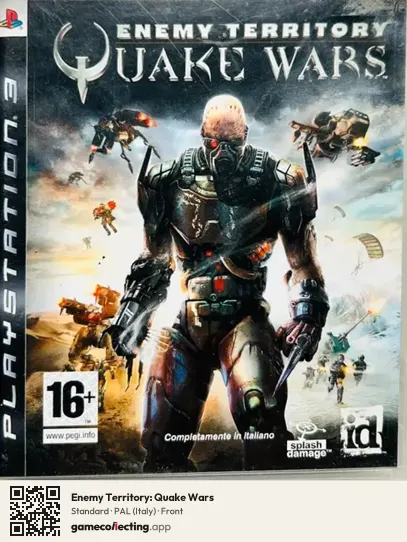 Enemy Territory: Quake Wars PlayStation 3, Italy box front