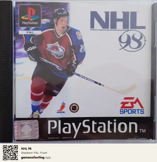 NHL 98 PlayStation, PAL box front