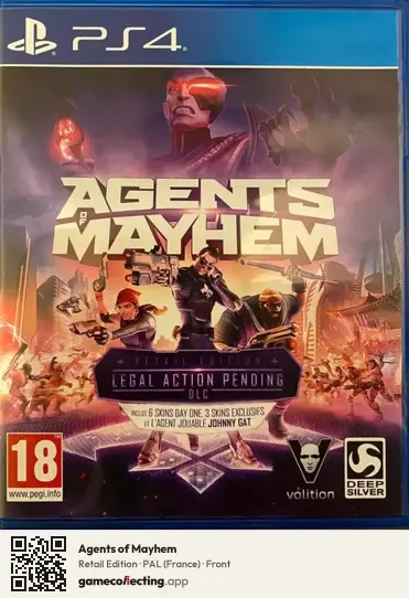 Agents of Mayhem PlayStation 4, France box front