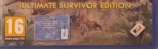 Ark: Survival Evolved, the PEGI square on its front