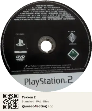 Tekken 2 PlayStation, PAL disc