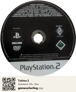 Tekken 2 PlayStation, PAL disc