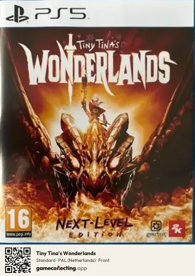 Tiny Tina's Wonderlands PlayStation 5, Netherlands box front