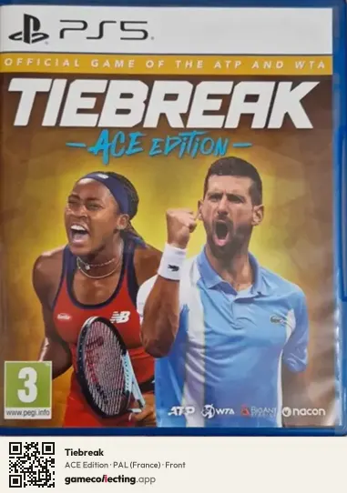 Tiebreak PlayStation 5, France box front