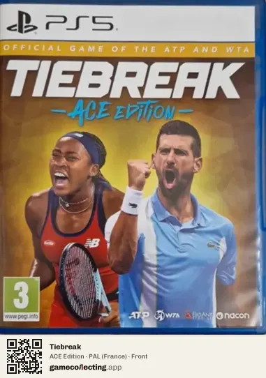 Tiebreak PlayStation 5, France box front