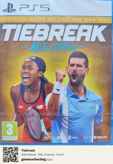 Tiebreak PlayStation 5, France box front
