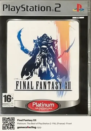 Final Fantasy XII PlayStation 2, France box front