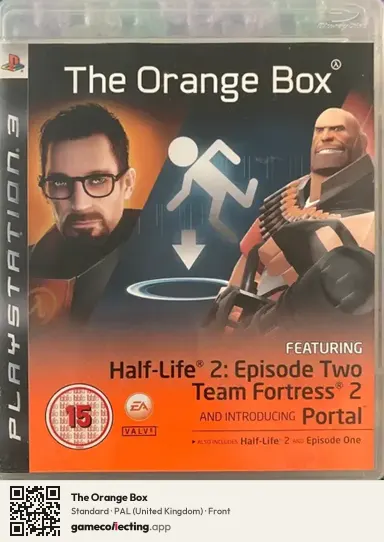 The Orange Box PlayStation 3, United Kingdom box front