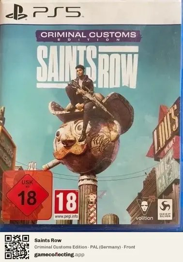 Saints Row PlayStation 5, Germany box front