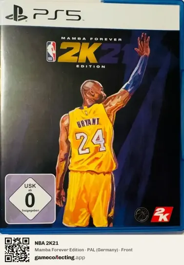 NBA 2K21 PlayStation 5, Germany box front