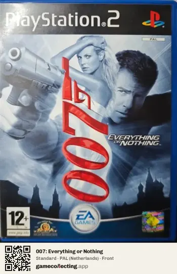 007: Everything or Nothing PlayStation 2, Netherlands box front