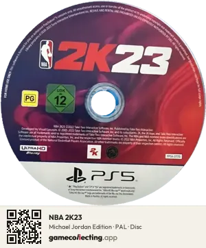 NBA 2K23 PlayStation 5, PAL disc