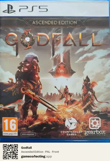 Godfall PlayStation 5, PAL box front