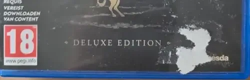 The Elder Scrolls IV: Oblivion Remastered, the PEGI square on its front