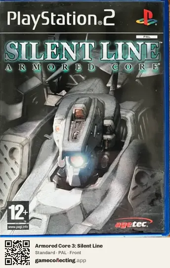 Armored Core 3: Silent Line PlayStation 2, PAL box front