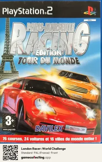 London Racer: World Challenge PlayStation 2, France box front