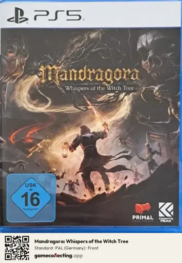Mandragora: Whispers of the Witch Tree PlayStation 5, Germany box front