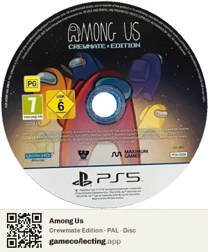 Among Us PlayStation 5, PAL disc