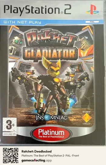 Ratchet: Deadlocked PlayStation 2, PAL box front