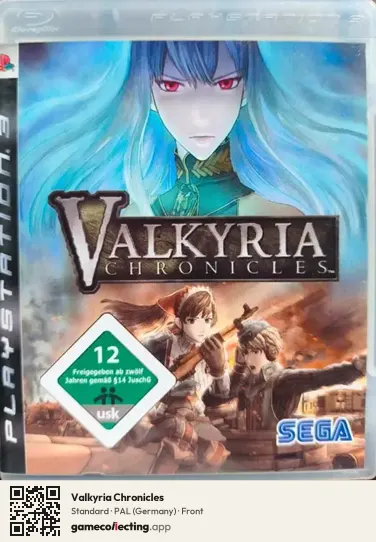 Valkyria Chronicles PlayStation 3, Germany box front
