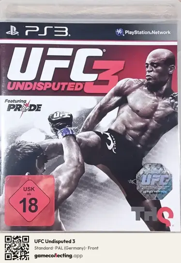 UFC Undisputed 3 PlayStation 3, Germany box front