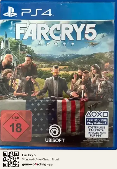 Far Cry 5 PlayStation 4, China box front