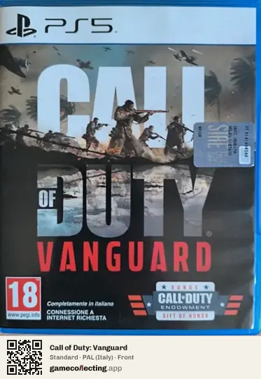 Call of Duty: Vanguard PlayStation 5, Italy box front