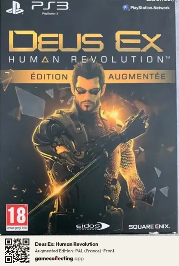 Deus Ex: Human Revolution PlayStation 3, France box front