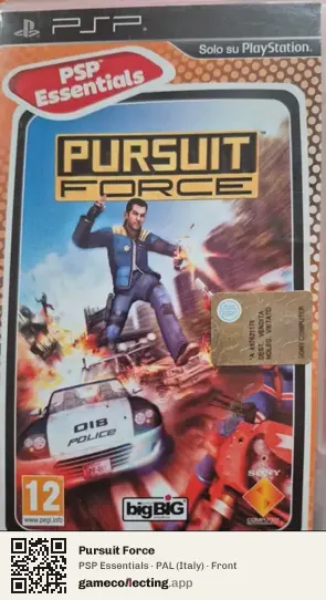 Pursuit Force PlayStation Portable, Italy box front