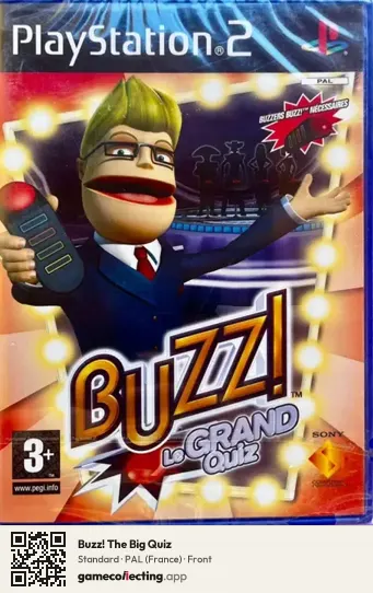 Buzz! The Big Quiz PlayStation 2, France box front