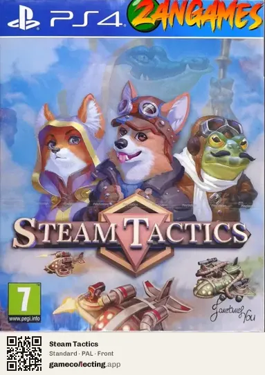 Steam Tactics PlayStation 4, PAL box front