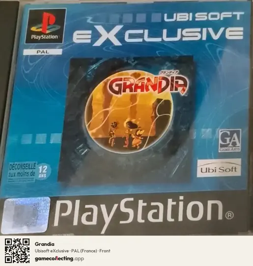 Grandia PlayStation, France box front