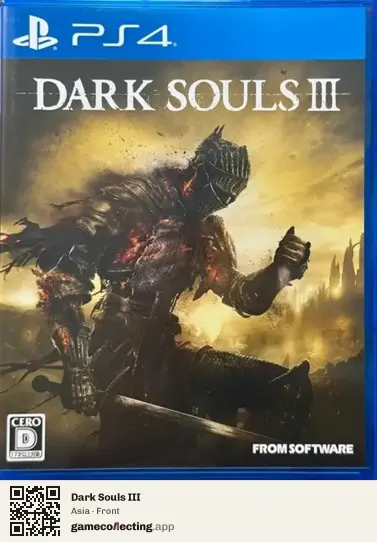 Dark Souls III PlayStation 4, Asia box front