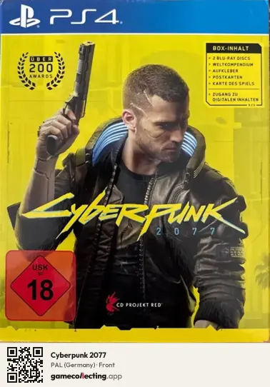 Cyberpunk 2077 PlayStation 4, Germany box front