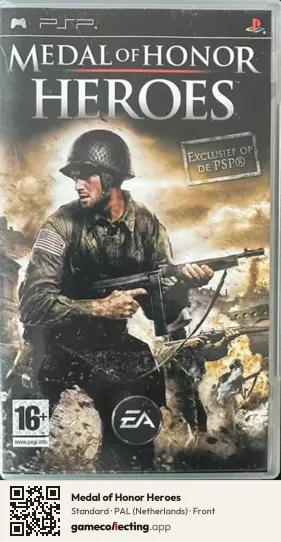 Medal of Honor Heroes PlayStation Portable, Netherlands box front
