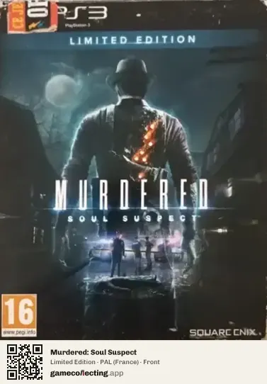 Murdered: Soul Suspect PlayStation 3, France box front