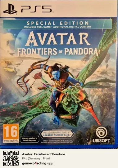 Avatar: Frontiers of Pandora PlayStation 5, Germany box front