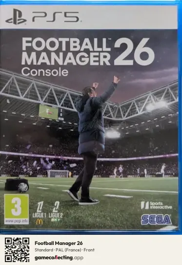 Football Manager 26 PlayStation 5, France box front