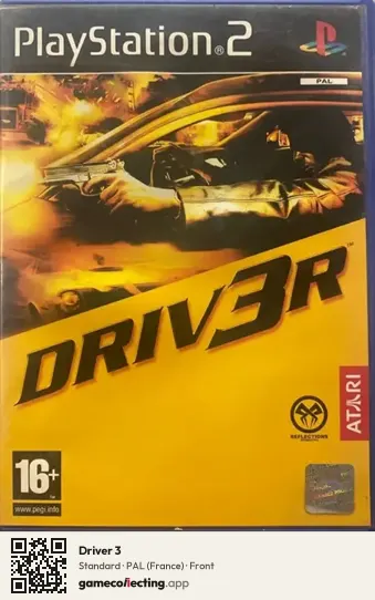 Driver 3 PlayStation 2, France box front