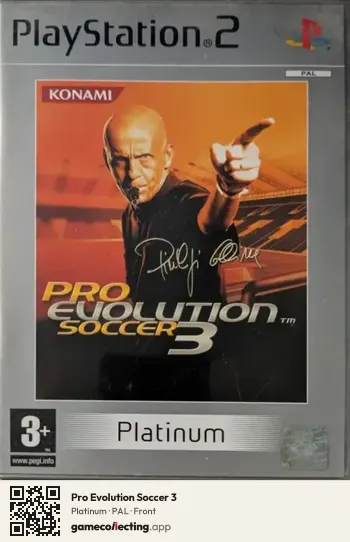 Pro Evolution Soccer 3 PlayStation 2, PAL box front
