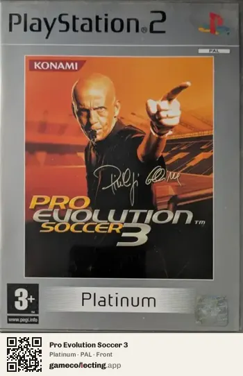 Pro Evolution Soccer 3 PlayStation 2, PAL box front