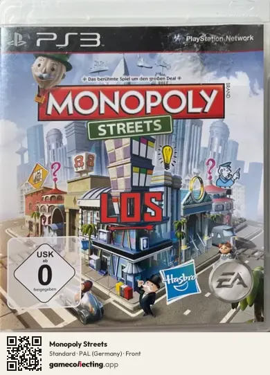 Monopoly Streets PlayStation 3, Germany box front