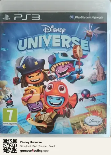 Disney Universe PlayStation 3, France box front