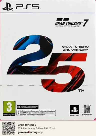 Gran Turismo 7 PlayStation 5, PAL box front