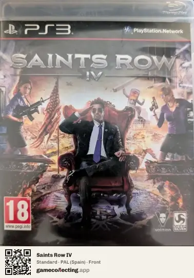 Saints Row IV PlayStation 3, Spain box front